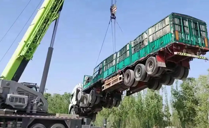 商都道路脱困救援案例